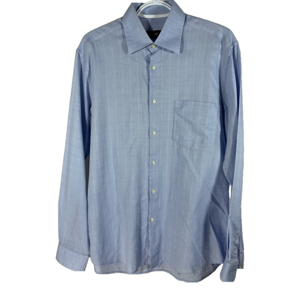 Hugo Boss Men Shirt Size 40 15 3/4 used